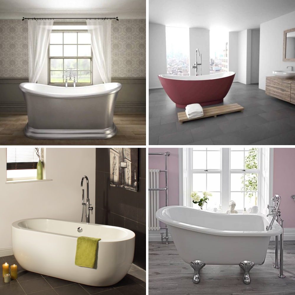 freistehende Badewannen