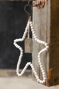 via: mellowmonkey Weihnachtsstern perlen Wish