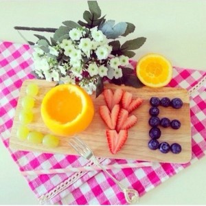 Foto: tumble Floristh Frühstück Früchte Liebe