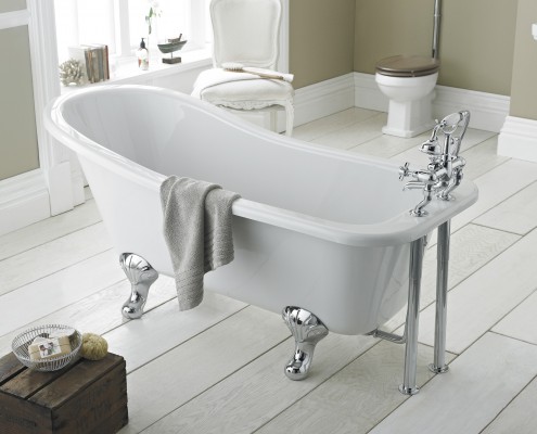 freistehende badewanne nostalgisch