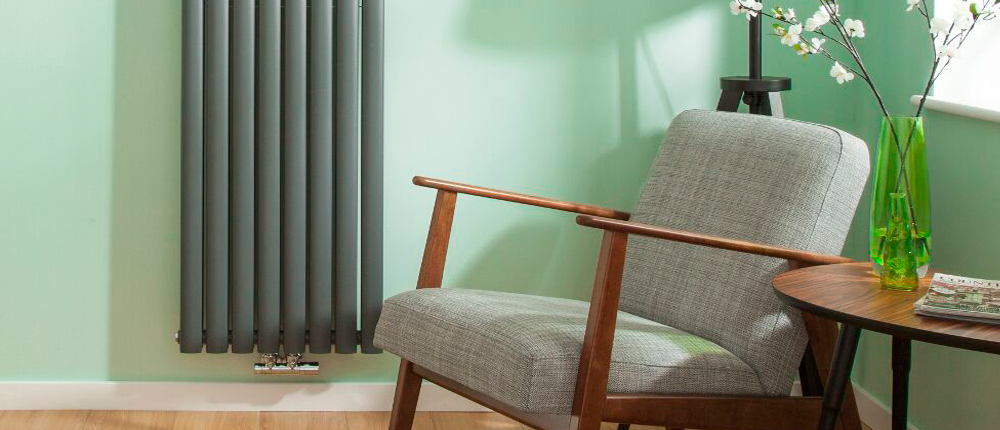 Heizung Mittelanschluss Anthrazit