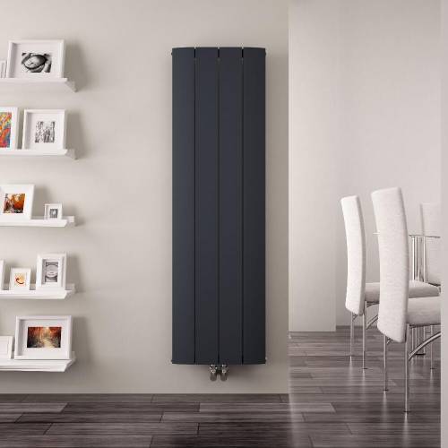 Anthrazit Aluminium Heizkörper vertikal hudson reed Heizung Aluminium senkrecht