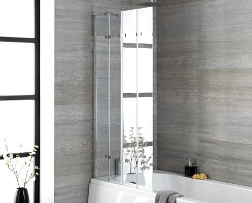 HUDSON REED BADEWANNENAUFSATZ VIERTEILIG 800MM FALTAUFSITZ