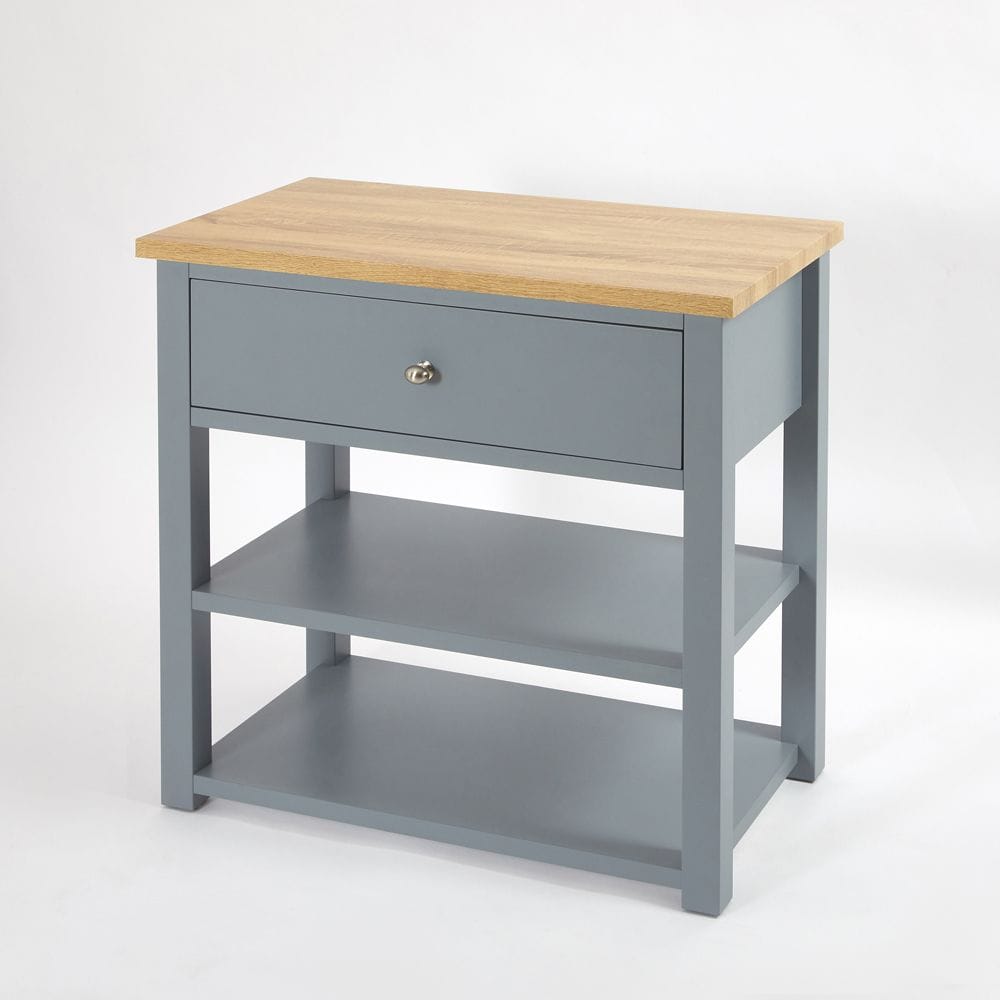 Waschtischunterschrank für Aufsatzbecken, Hellgrau, 840mm - Stratford